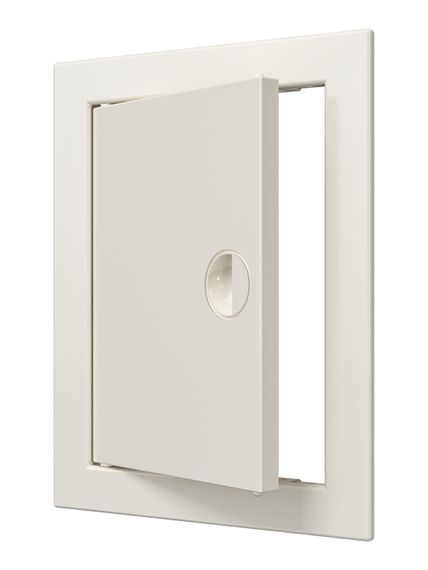 Люк ревизионный ЛР фланец 146х196 ручка 168х218 пластик Ivory EVECS