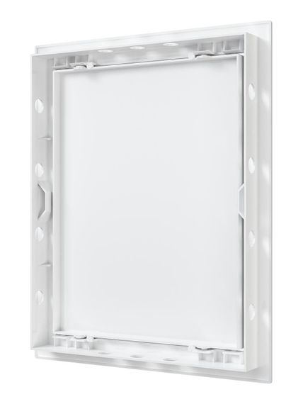 Люк ревизионный AD фланец 196х246 нажимной 218х268 пластик AURAMAX