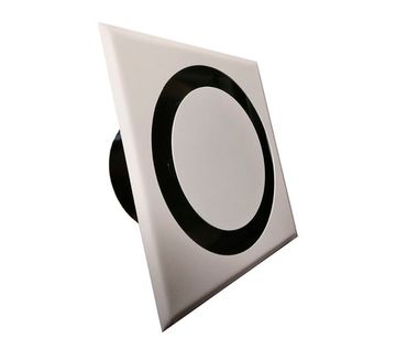 Диффузор приточно-вытяжной на магнитах регулируемый НД-160 декоративный металлический белый