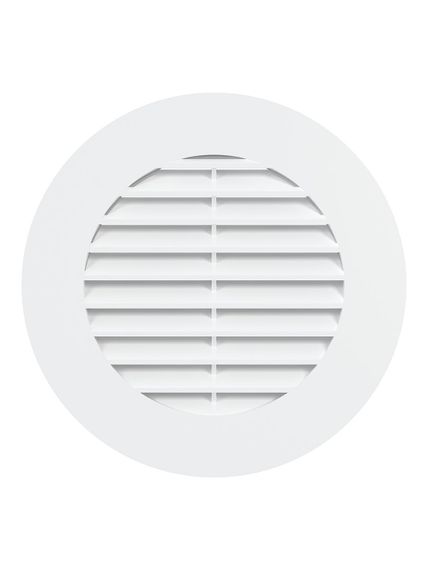 Решетка вентиляционная RKL фланец D100 распорки D125 пластик ERA