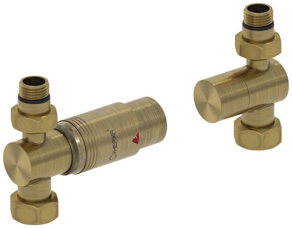 Автоматический терморегулятор Сунержа прямой (G 1/2" НР х G 3/4" НГ)