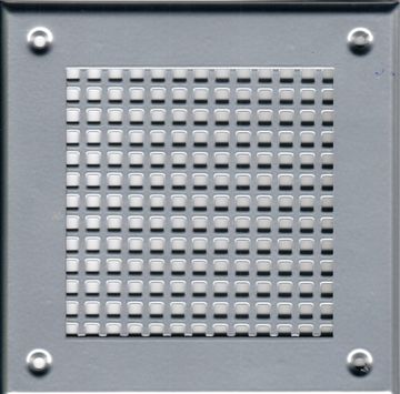 Решётка 210*210 хром, большая клетка