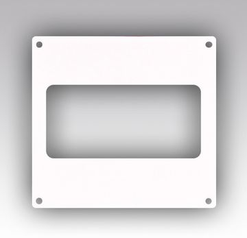 Накладка торцевая 110х55 мм пластиковая