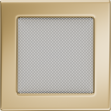 Решетка каминная Kratki Standard Позолота 17x17