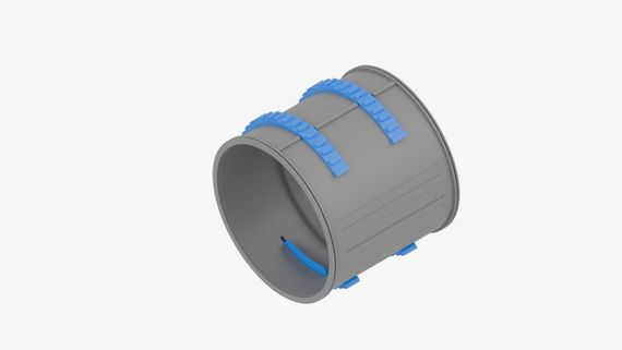 Муфта соединительная Flexag FLS110-G, цвет серый