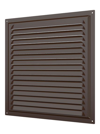 Решетка вентиляционная МЭ сетка 300х300 окрашенная сталь Brown ERA