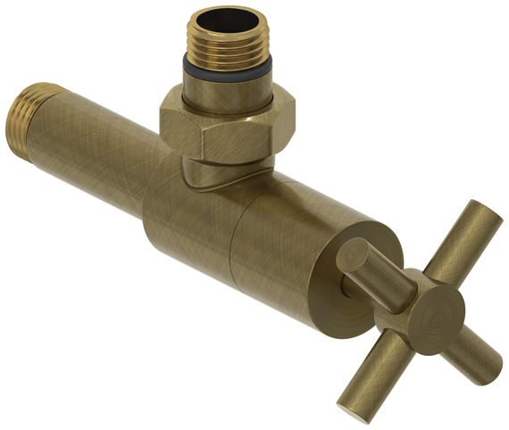 Вентиль Сунержа угловой крест (G 1/2" НР х G 1/2" НР)