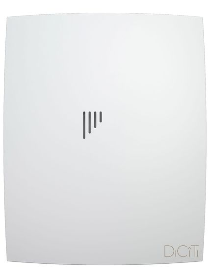 Вентилятор накладной BREEZE D125 обратный клапан Matt white DICITI