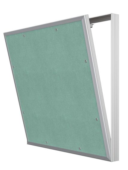 Люк ревизионный D Ceramo Base 500х500 скрытый монтаж съемный алюминий EVECS