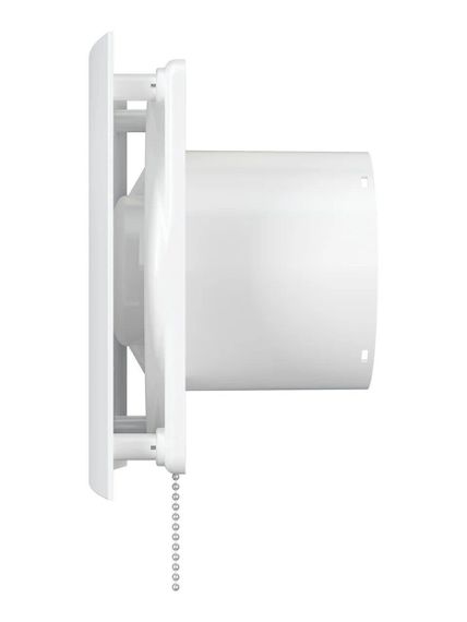 Вентилятор накладной QUADRO D125 тяговый выключатель ERA