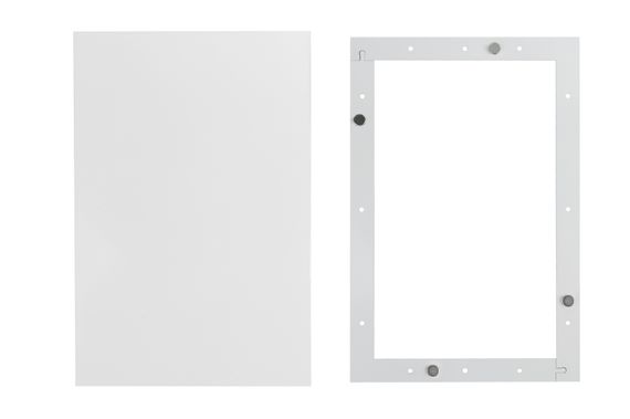 Люк съемный на магнитах 300х400мм накладной белый
