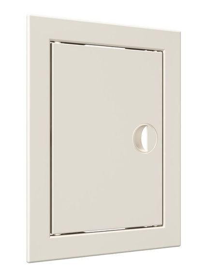 Люк ревизионный ЛР фланец 146х196 ручка 168х218 пластик Ivory EVECS