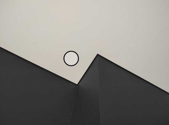 Диффузор теневой Visioner TDGK100/90 белый/белая крышка с приточно-вытяжным вентилятором под гипсокартон с регулировкой потока воздуха D100 мм