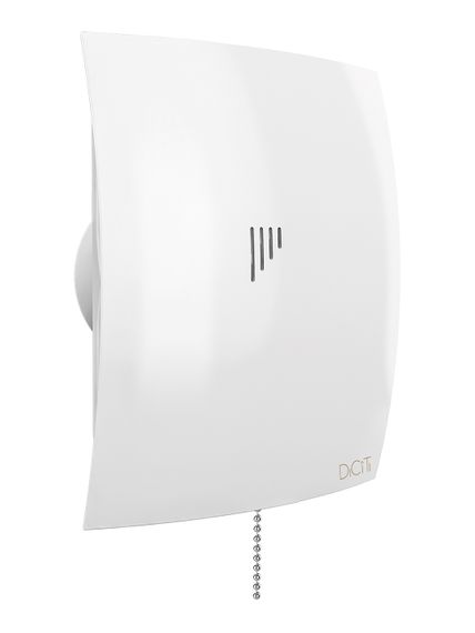 Вентилятор накладной BREEZE D125 обратный клапан тяговый выключатель DICITI