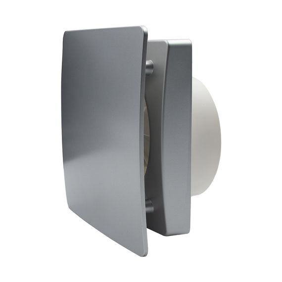 Вентилятор накладной Seicoi Floxy Design 100 Silver (SMAZ04-01 silver) с укороченной панелью