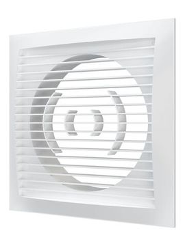 Решетка вентиляционная РСФ фланец D125 170х170 пластик ERA