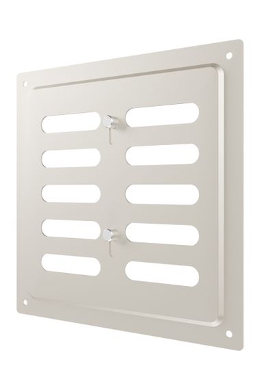 Решетка вентиляционная MER регулируемая 175х175 окраш.сталь Beige ERA