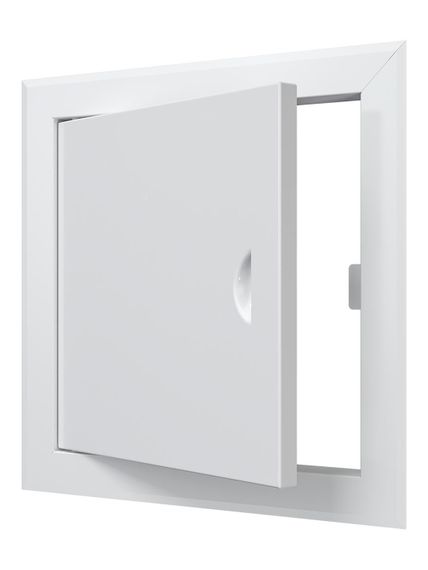 Люк ревизионный ЛТМп фланец 250х250 ручка магнит 310х310 окраш.сталь EVECS