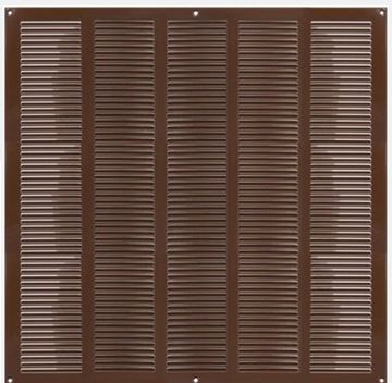 Решетка радиаторная 500х500мм Europlast MR5050B коричневая алюминиевая