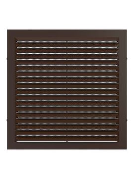 Решетка вентиляционная С сетка 195х195 пластик Brown ERA