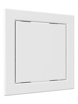 Люк ревизионный AD фланец 146х146 нажимной 168х168 пластик AURAMAX