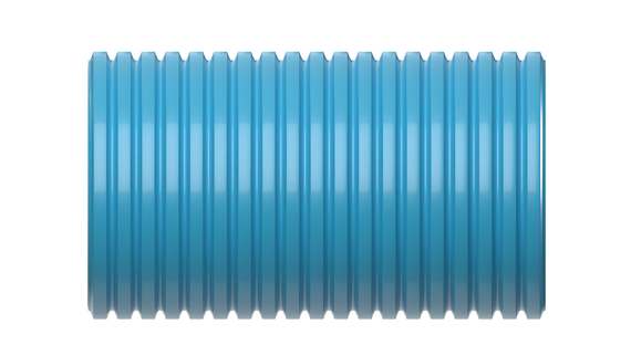 Полужесткий гофрированный воздуховод AirDS с антистатическим и антимикробным покрытием, 75 мм (бухта 50м)
