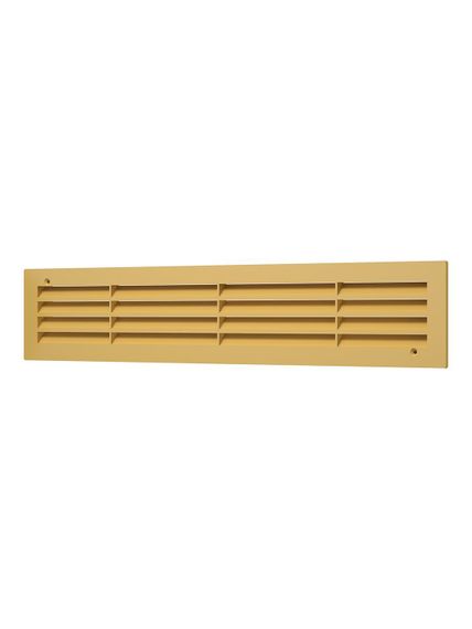 Решетка вентиляционная ДП фланец 420х73 переточная 450х91 пластик Beige ERA