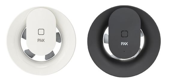 Вентилятор накладной PAX Norte Black (таймер, датчик влажности, программируемый, Bluetooth управление)