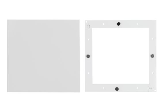 Люк съемный на магнитах 400х400мм накладной белый