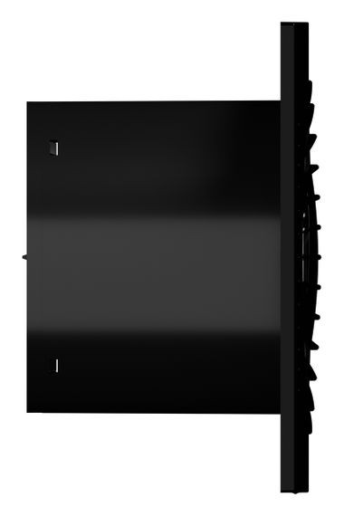 Вентилятор накладной SLIM D100 обратный клапан Obsidian DICITI