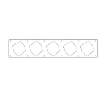 Provent MP 75x5 Монтажная панель на 5 выхода