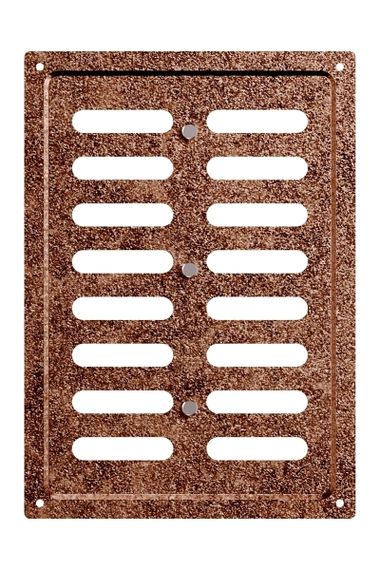 Решетка вентиляционная MER регулируемая 170х240 окраш.сталь Antique copper ERA