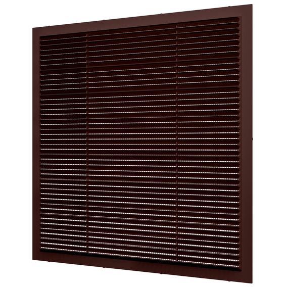 Решетка вентиляционная С сетка 385х385 пластик Brown ERA