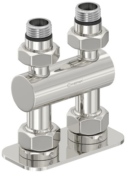 Модуль Сунержа прямой EU50 (2 х НР G 1/2&quot; / 2 х НГ G 3/4&quot;)