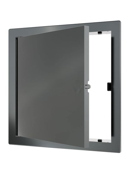 Люк ревизионный LN фланец 150х150 нажимной 172х172 пластик Gray EVECS