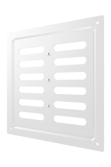 Решетка вентиляционная MER регулируемая 200х200 окраш.сталь White ERA