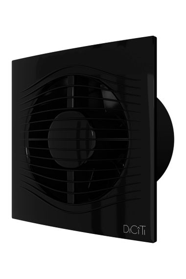 Вентилятор накладной ERA DiCiTi SLIM 5C Obsidian d125 с обратным клапаном