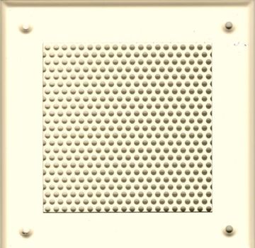 Решётка 210*210 слоновая кость, кружок
