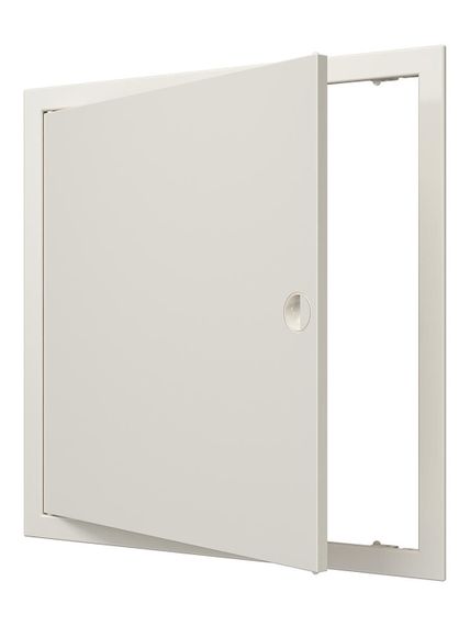 Люк ревизионный ЛР фланец 396х396 ручка 418х418 пластик Ivory EVECS