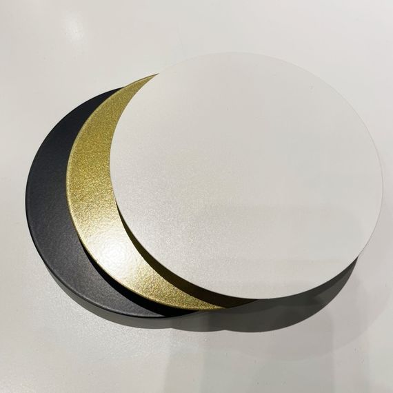 Решетка стальная на магнитах круглая РДК-100 золото металлик