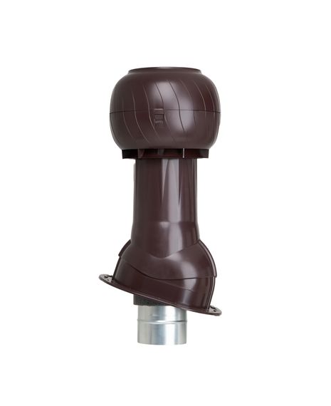 Готовый комплект, изолированный для фальцевой и готовой кровли из битумной черепицы d 150/160 мм, цвет коричневый RAL 8017, серия Static