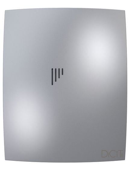 Вентилятор накладной BREEZE D125 обратный клапан Gray metal DICITI