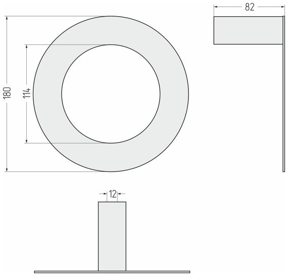 Полотенцедержатель Сунержа ROUND L 180