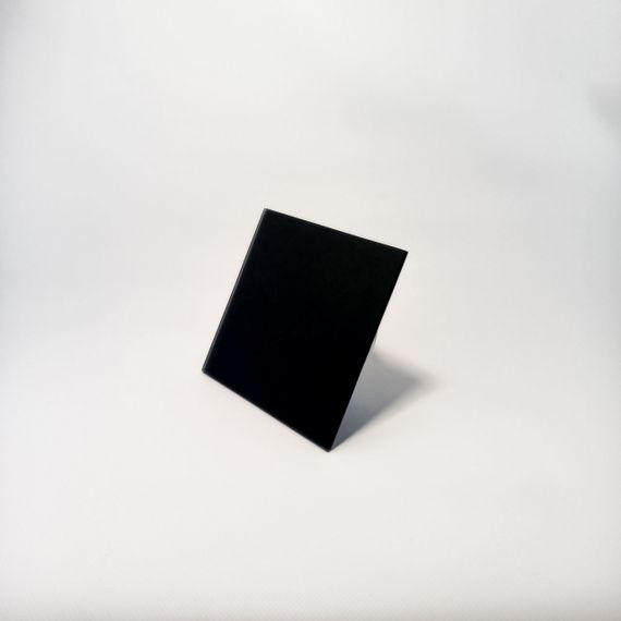 Анемостат-диффузор дизайнерский DN 100 квадрат черный (RAL9005) глянец