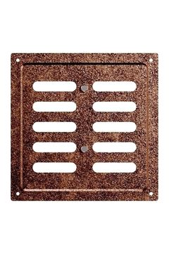 Решетка вентиляционная MER регулируемая 175х175 окраш.сталь Antique copper ERA