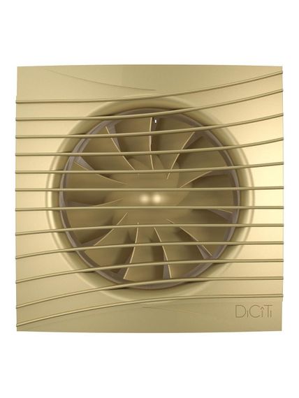 Вентилятор накладной SILENT D100 обратный клапан Champagne DICITI