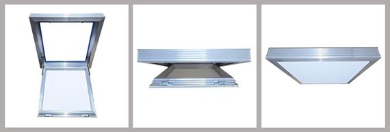 Люк под натяжной потолок ГОРИЗОНТ 500х1200 мм универсальный