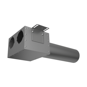 Provent VPDL 125/90×2 адаптер (пленум) прямой круглый на 2 выхода (L=400)