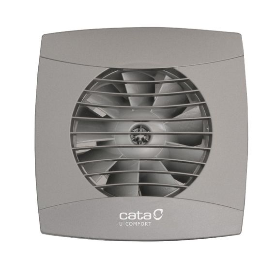 Вентилятор накладной Cata UC-10 Hygro Silver (таймер, датчик влажности)