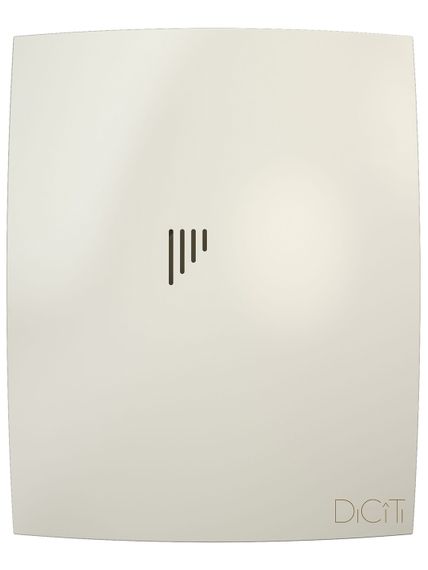 Вентилятор накладной BREEZE D125 обратный клапан Ivory DICITI